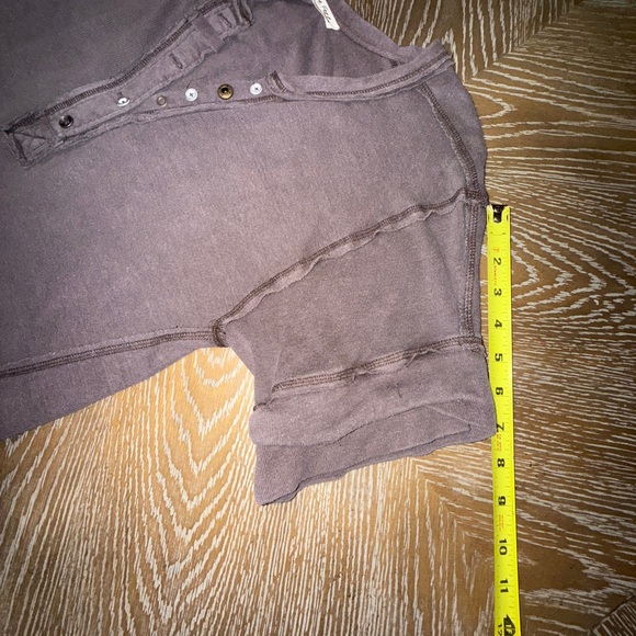 We The Free Heritage Henley Oversized Distressed Boho Size XS - Picture 8 of 9
